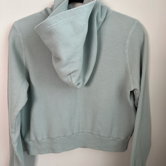 TNA Aritzia Waffle Zip-Up Hoodie - Picture 5 of 9